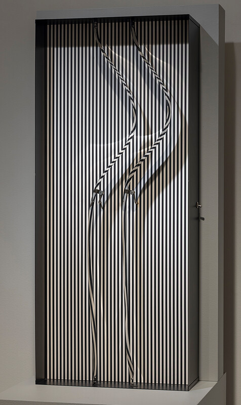 Formes en contorsion sur trame, Julio Le Parc, 1969
